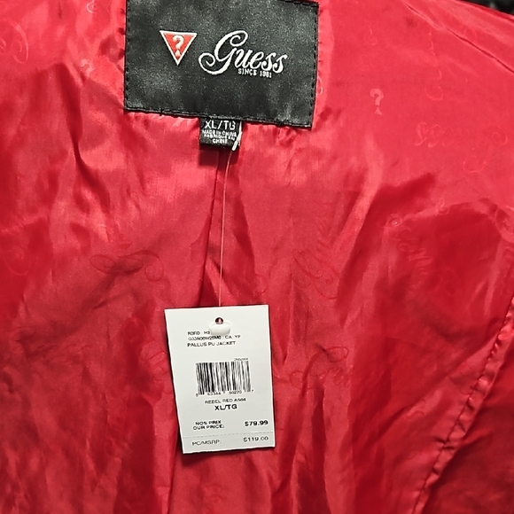 Red faux leather jacket - Picture 5 of 9